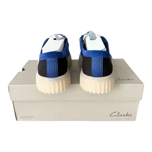 Clarks Torhill Lo Navy Blue Platform Loafers Slip on Men’s 11.5 New - Picture 4 of 12